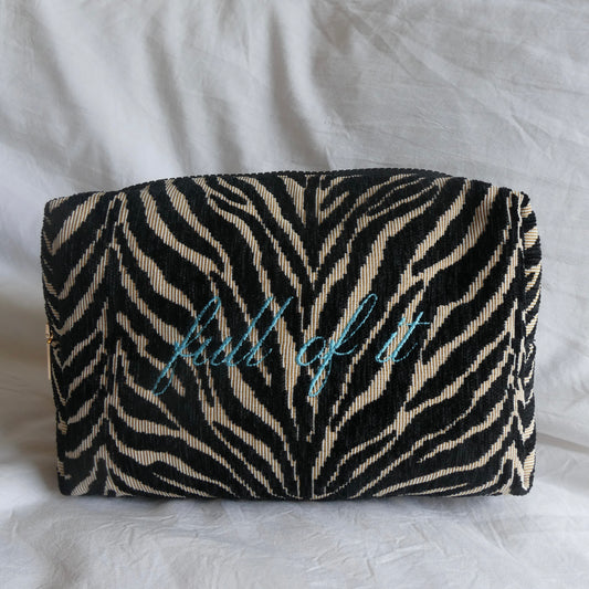 Full of It - Zebra Pouch