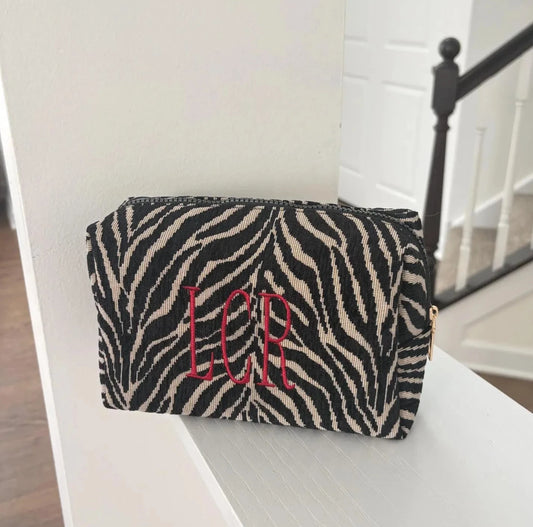 Custom Zebra Pouch