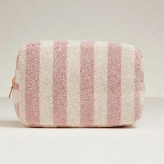 SPF - Pink Terry Cloth Pouch