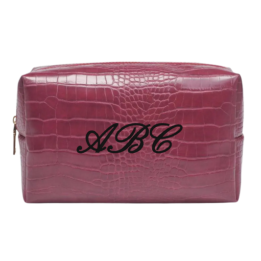 Custom Red Croc Pouch